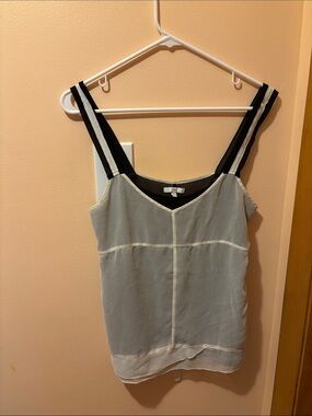 GAP Light Gray Camisole with Black Straps